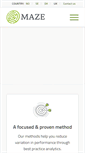 Mobile Screenshot of en.mymaze.com